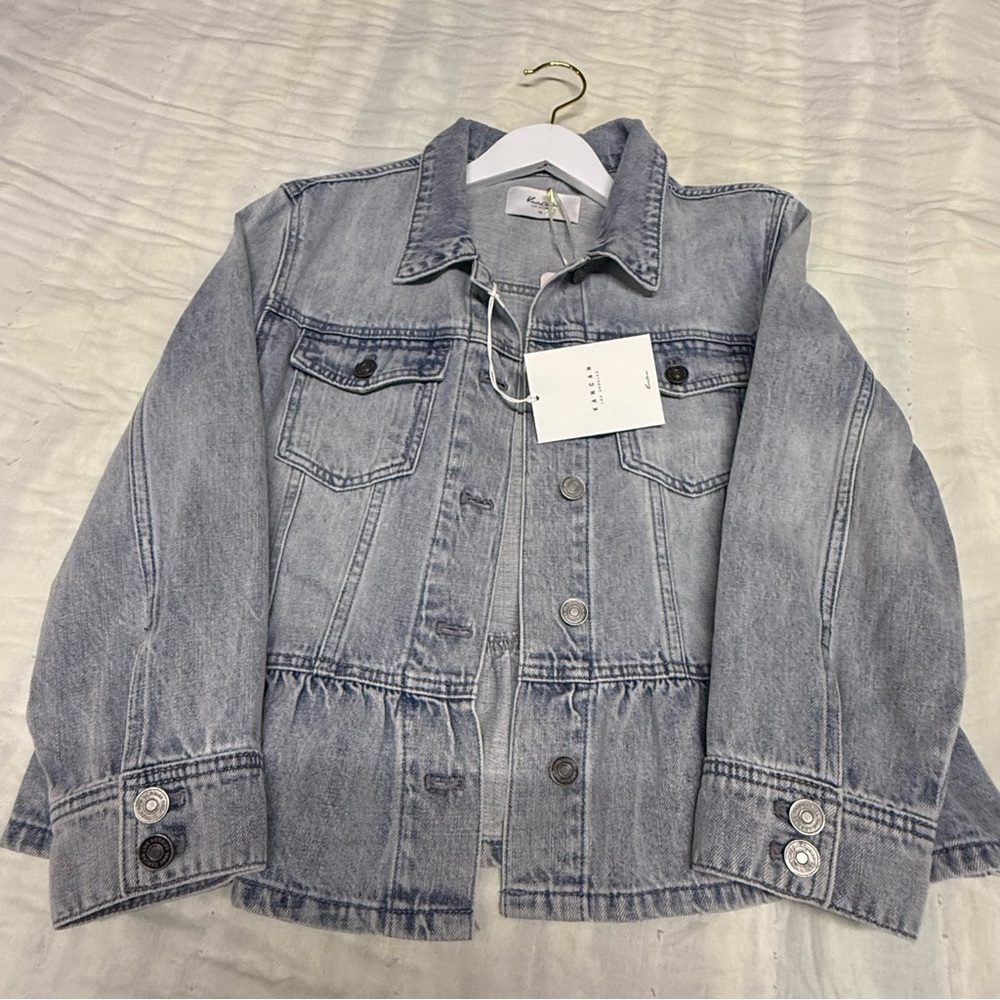 KanCan Denim Peplum Jacket Small Fit! - Picture 7 of 7